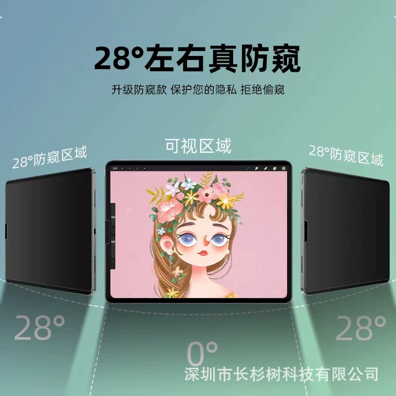 Подходящий iPad, высокое разрешение, AR мембрана, магнитное всасывание бумаги пленка для планшета, новый планшет iPad 10.9-дюймов, защита от подглядывания мембрана