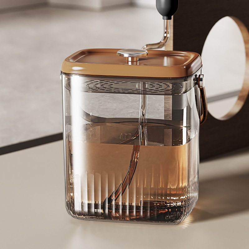 ハイエンド家庭用茶バケツ茶かすフィルター廃バケツ部品排水管茶葉茶水分離PETゴミ箱|undefined
