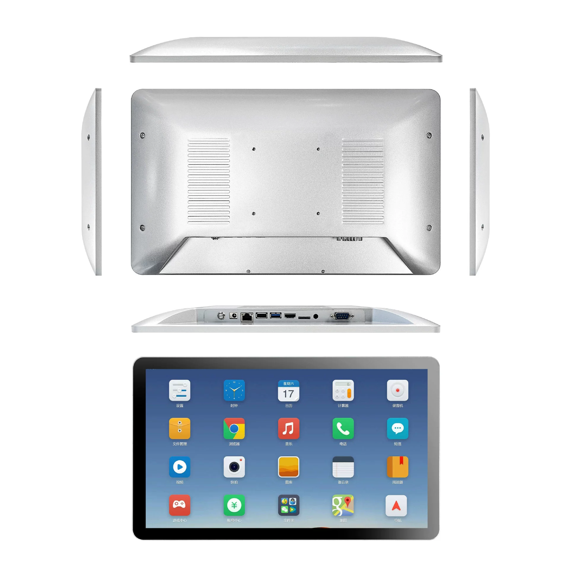 Ультратонкий 10,1" / 13,3" / 15,6" POE Android промышленный планшет, промышленное управление, моноблок, полностью плоский сенсорный экран