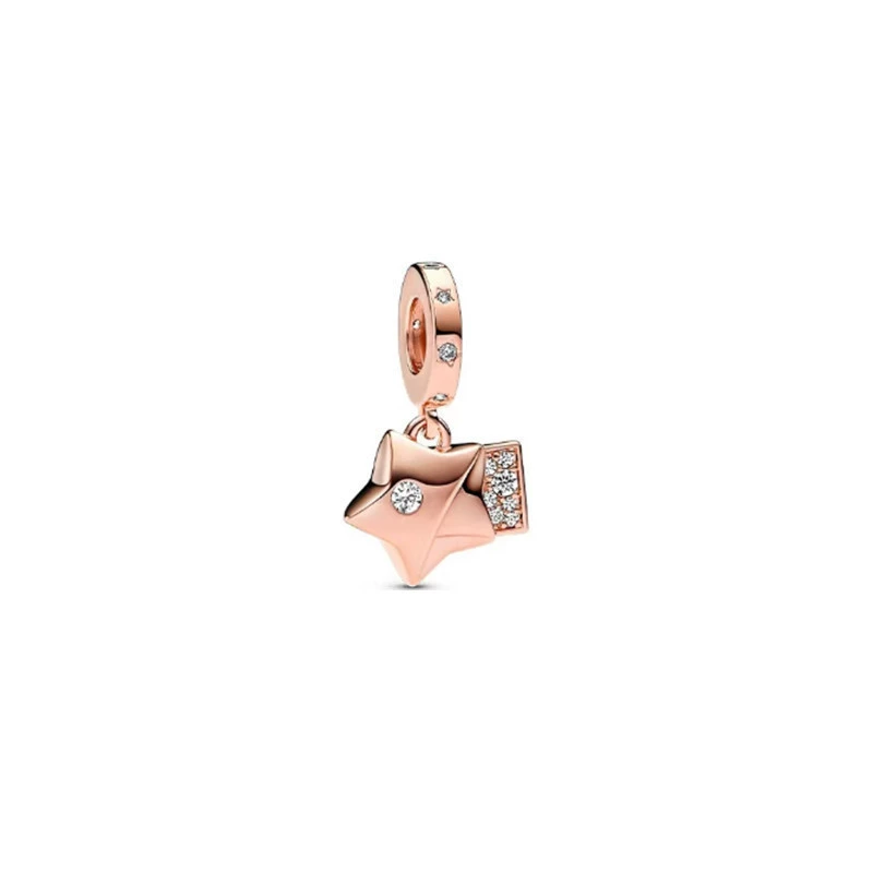 Клик-подвеска Panjiazhu Disyini Spider-Man Earrings Series Lucky Star Bead Guardian Ring Sterling Silver