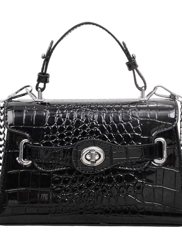 Nicho de diseño ligero de lujo cocodrilo bolso de mano pequeño bolso de mano de mujer nueva venta caliente alta sensación de cadena universal bolso de mochila