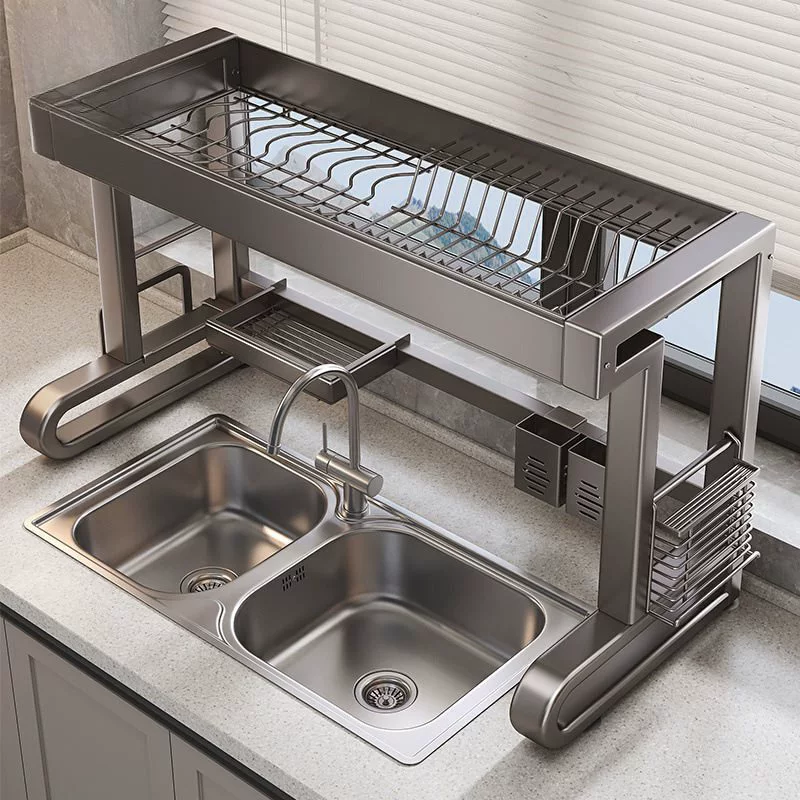 Swimming pool, universal drying rack stainless steel, storage system
