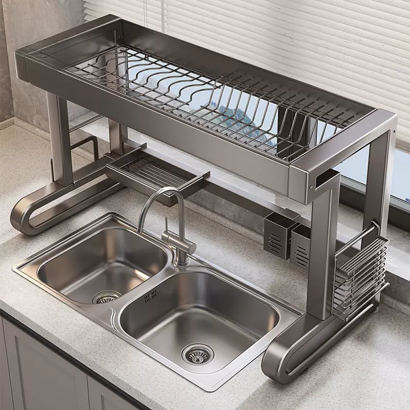 Swimming pool, universal drying rack stainless steel, storage system