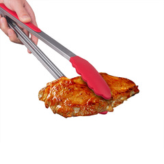 Food clip silicone bread clip 7 inch 9 inch 10 inch 12 inch barbecue clip steak clip barbecue clip kitchen food clip