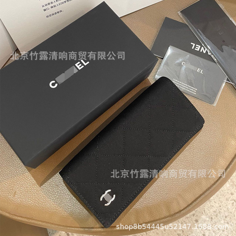 Chanel Exclusive Eyewear Case Classic Quilted Double C Luxury Canvas Bag Sunglasses Accessories Anti-Pressure Storage Box