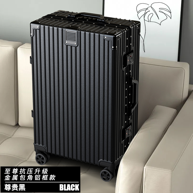 Maleta maleta para hombre, robusta, duradera y silenciosa, rueda universal, caja de contraseña para estudiante, maleta trolley de gran capacidad para mujer