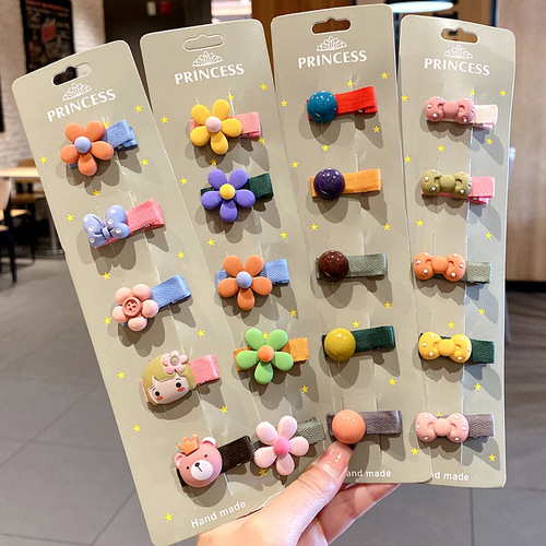 Baby Hair Clips, Hair Accessories for Infants, Damage-Free Hair Pins for Babies, Children's Princess Hair Decorations from Korea, Hair Accessories for Toddlers