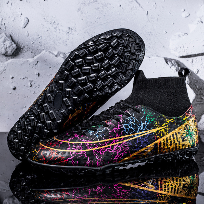 Copa del mundo transfronteriza zapatos de fútbol para niños hombres adolescentes estudiantes mujeres TF clavos AG zapatos deportivos de entrenamiento de competencia