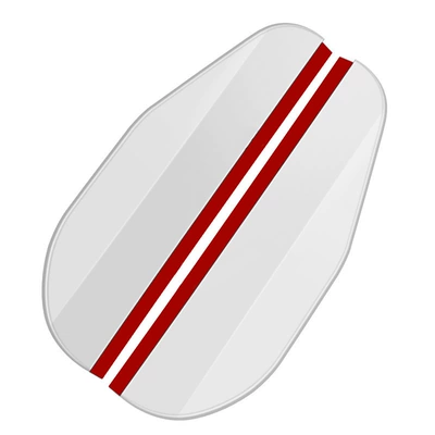 Rain shield Rain Eyebrow Emgrand Geometry Apro - high-quality-model-1-pair-of-white-and-transparent-new-material-widened-version