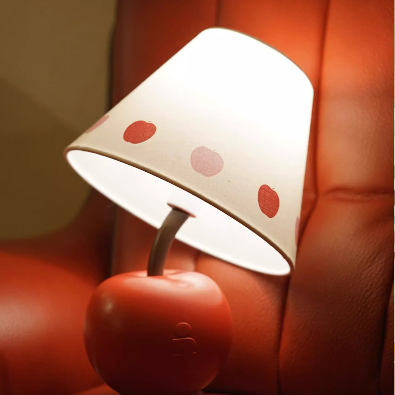Unique Creative Living Room Bedroom Bedside Lamp Atmosphere Night Light Cute Apple Table Lamp Dimmable