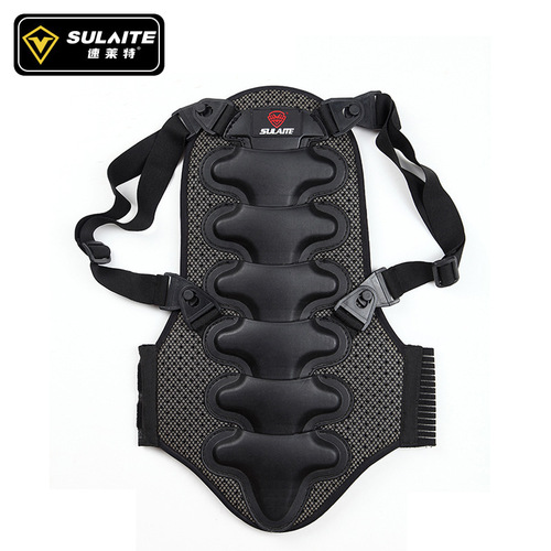 SULAITE downhill ski downhill outdoor sports spine protector removable, thickened back protector that fits the human body