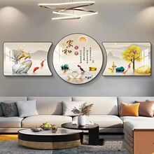 K8S轻奢新款装饰画挂画现代简约沙发高档背景墙壁画卧室客厅山水