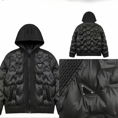 男士秋冬新款时尚休闲宽松百搭棉服连帽潮流保暖轻薄上衣男女同款