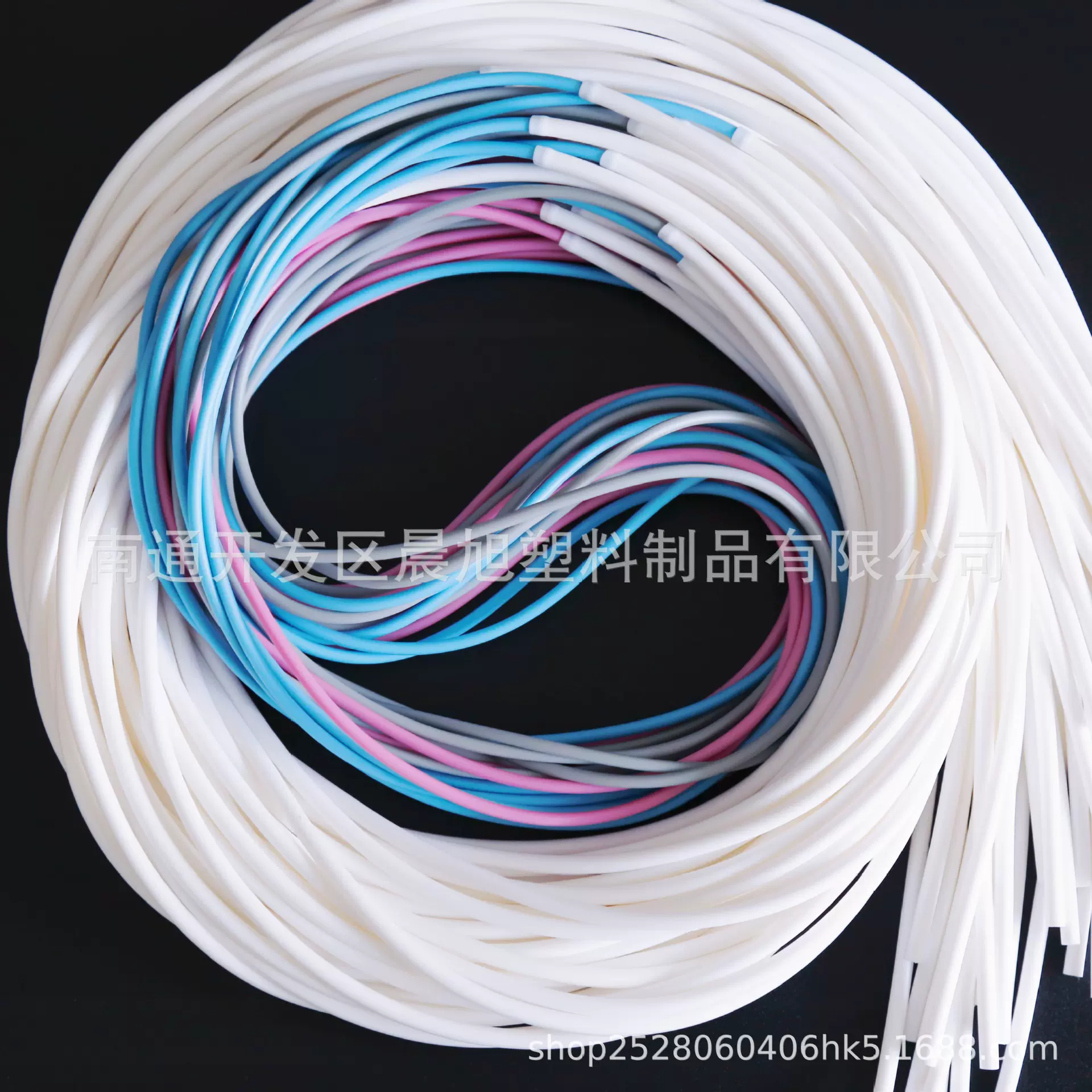 PVC跳绳备用绳沙段式焊接绳风阻绳有氧户外防缠绕健身耐用有绳