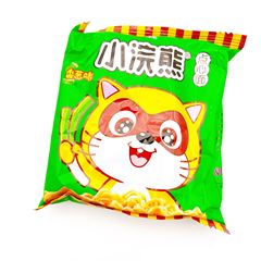Unified Small Panda Snack Noodles - Scallion Flavor, Honey Flavor, Spicy Crab Flavor, Ready-to-Eat Noodles, 1 Piece, 1200 Grams