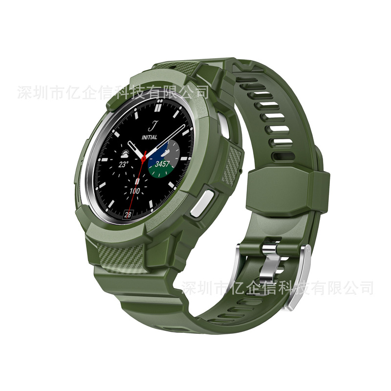 Suitable for Samsung Watch Strap Sansung Galaxy Watch4 Sports Strap Side Opening 42 46mm