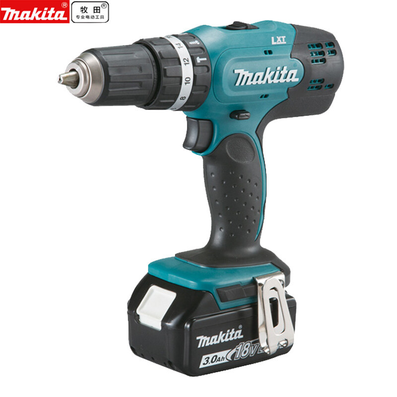 Muchieda 18V taladro eléctrico recargable de litio motor eléctrico 13mm destornillador eléctrico DHP453 electric