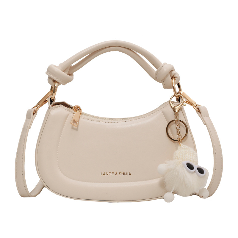 Bolso simple estilo explosivo de comercio exterior para mujer 2025 nuevo bolso de hombro casual salvaje textura bolso de mensajero de alta gama de moda