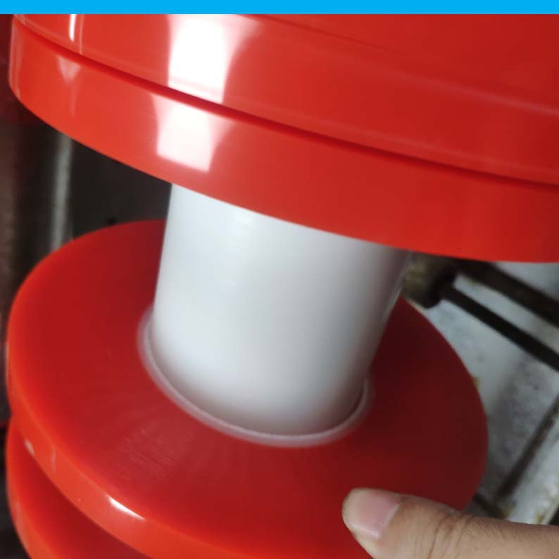 4965红膜PET双面胶粘贴塑胶金属固定耐高温强力高粘无痕双面胶