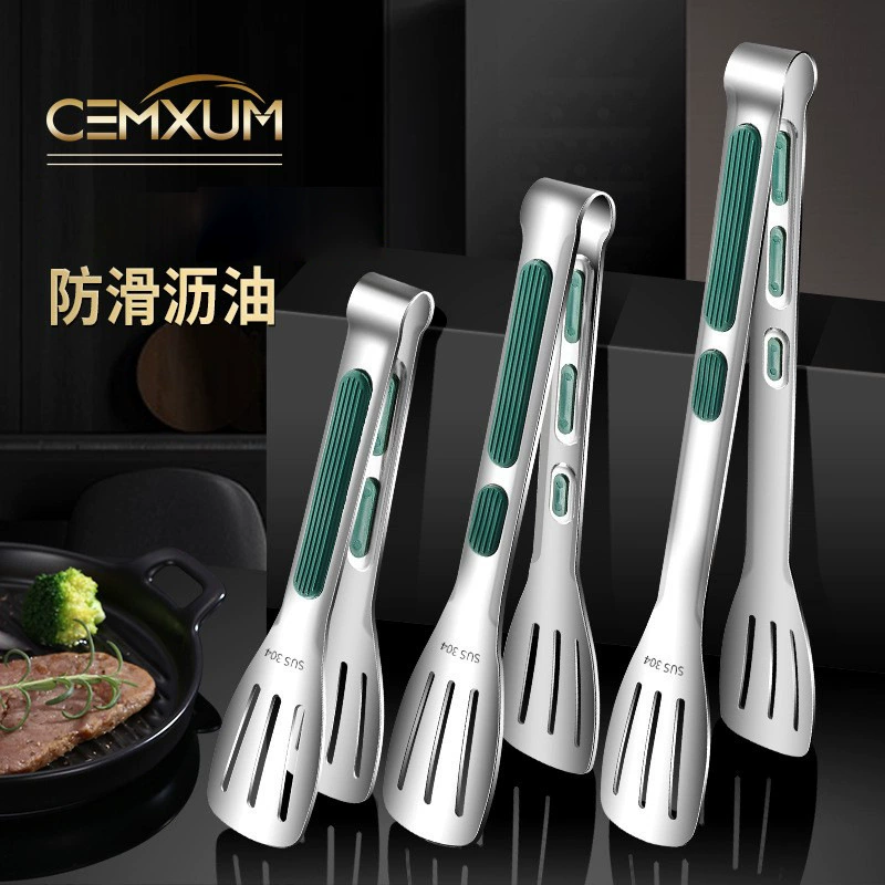 Пищевой зажим из нержавеющей стали Домашняя кухня утолщенный антиугаренный хлебный зажим барбекю-буфет пищевые зажимы стейк зажим