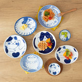 Японская импортная керамическая мультяшная посуда