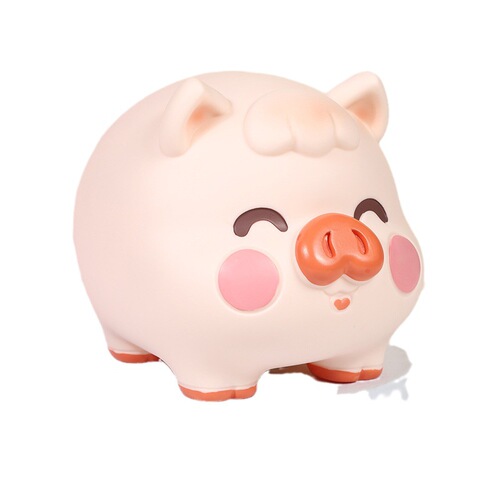 Cute Little Pig Money Bank with Creative Blinking Eyes Piggy Desk Ornament Coin Storage Bank Children's Gift
