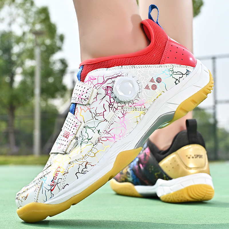 Cross-border Yuanyang Badminton Shoes Men's Table Tennis Shoes Large Size Student Training Tennis Shoes Non-slip Breathable Volleyball Shoes