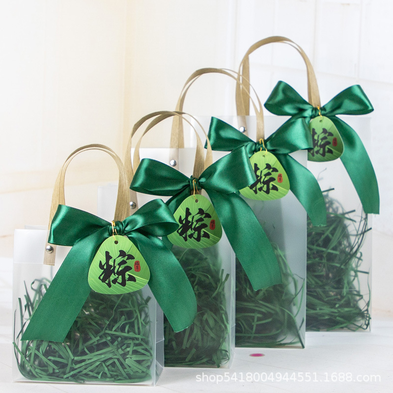 端午节礼品袋粽子包装袋手提袋透明袋伴手礼PP袋礼袋大小号礼物袋