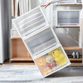 加厚抽屉收纳箱衣柜收纳柜收纳箱玩具盒免安装可叠加内衣储物包邮