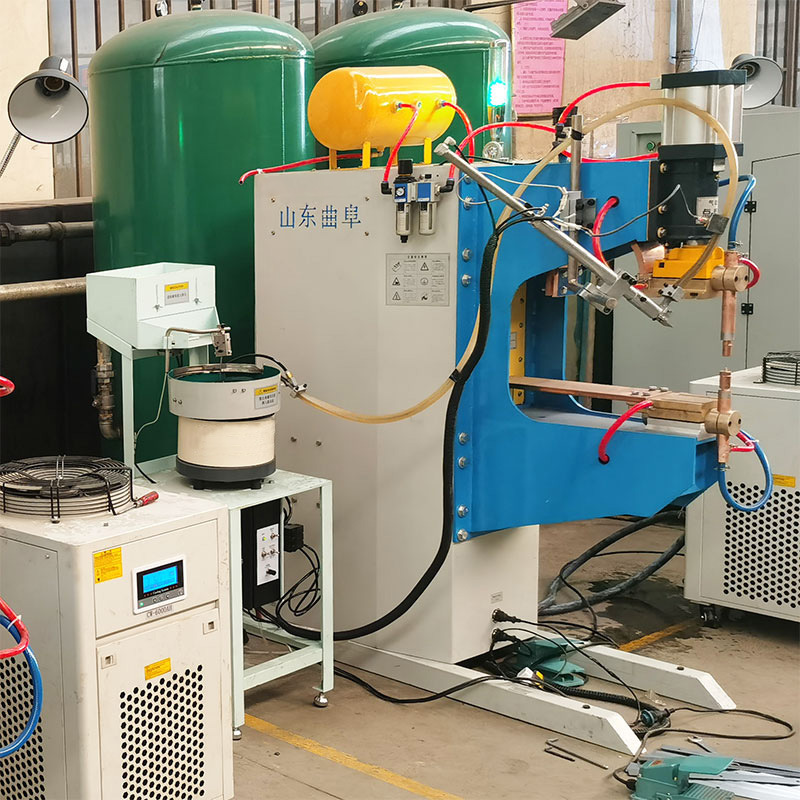 山东炬源DTB-160螺母输送机自动上料中频逆变螺母凸焊机