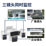 Объектив, монитор, камера видеонаблюдения, радио-няня на солнечной энергии, 4G