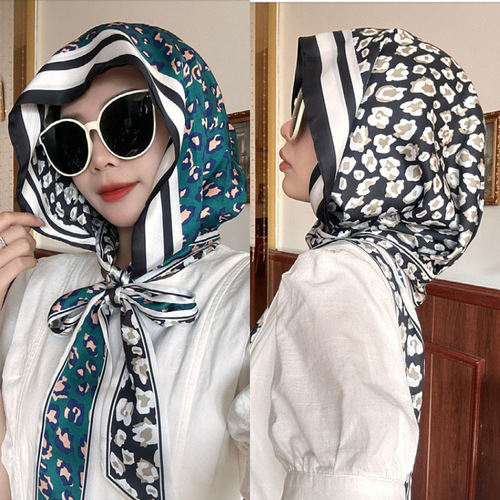 Double-Sided Double-Layer Sun Protection Scarf with Tassels, Fashionable and Versatile, Spring and Summer Compatible Head Scarf with Hood