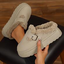 T 71441 Plush Warm Cotton Slippers ë�ޱ�ů����Ь�羳��