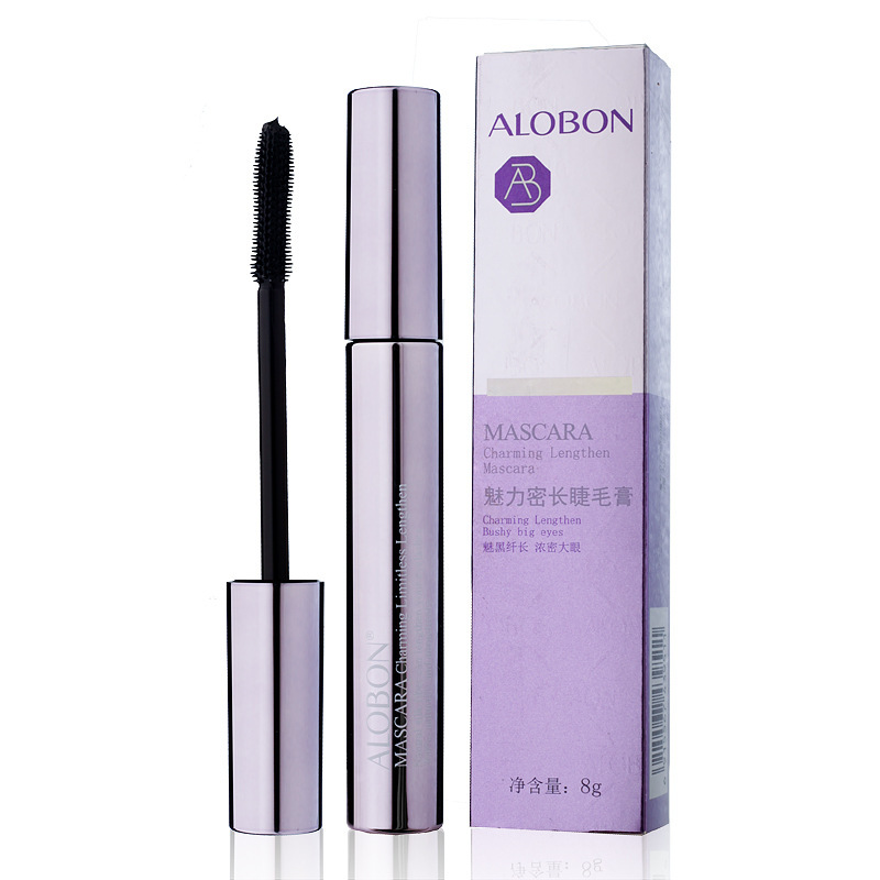 Yabon Charm Long Mascara Am80 Upgraded Version of Long-Lasting Mascara with Waterproof Silicone Brush Head for Beginners