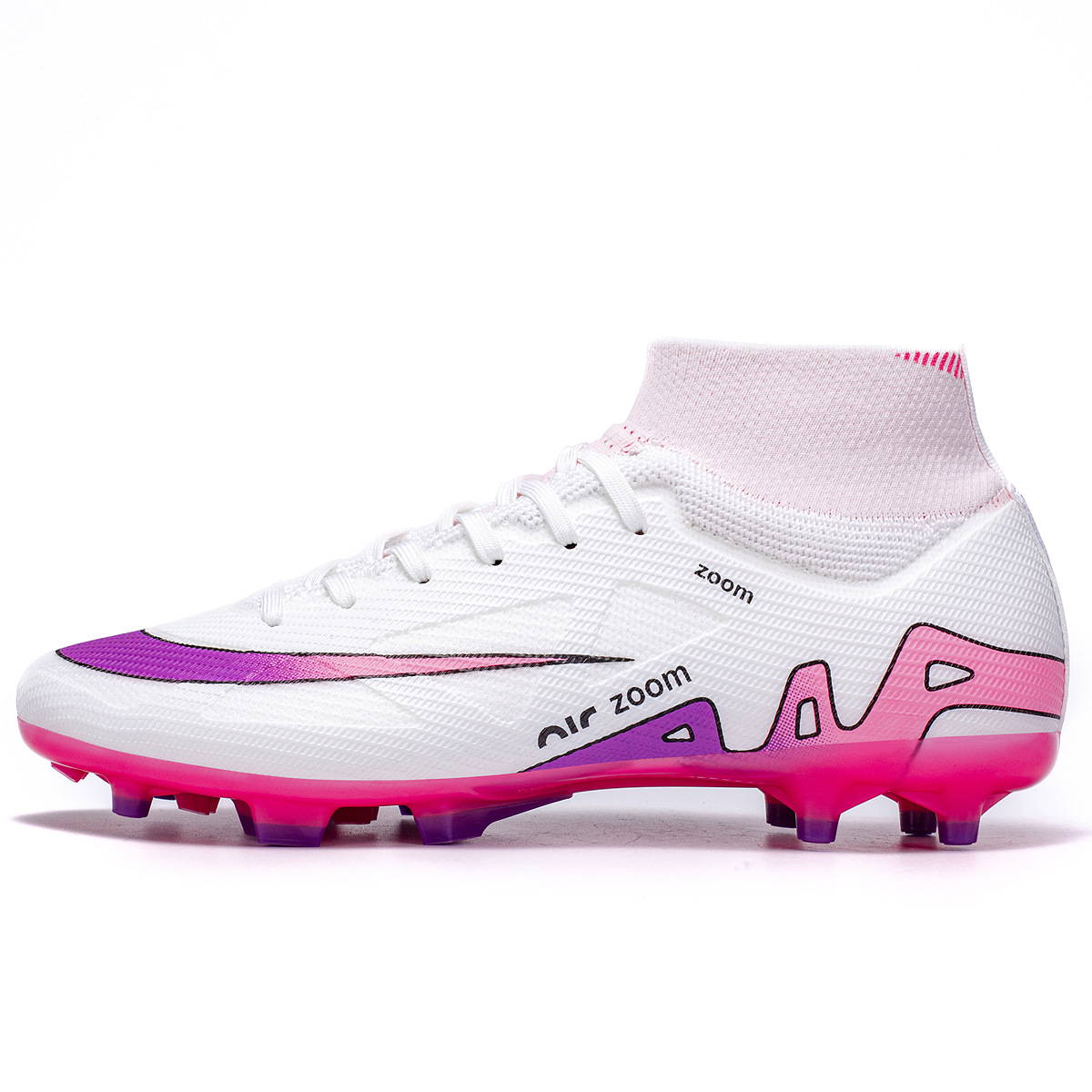 Nuevos zapatos de fútbol de entrenamiento al aire libre para niños transfronterizos, zapatos de fútbol de clavos