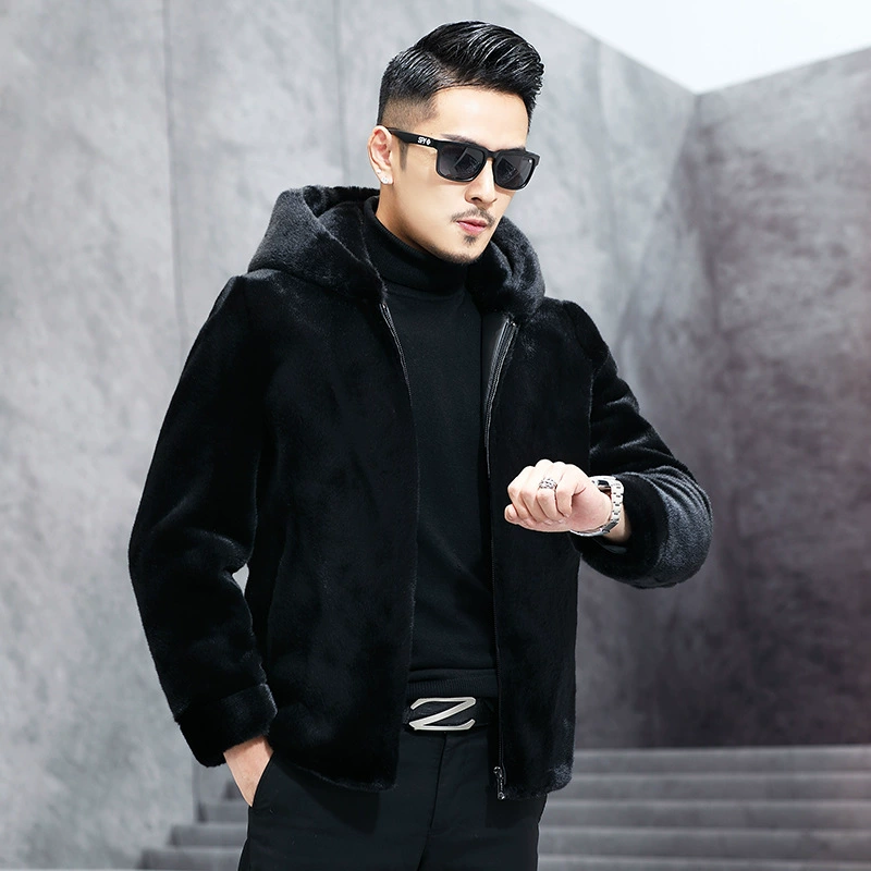 Пальто с капюшоном Armani, зимнее, длинное пальто, средней длины
