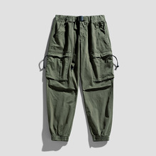 男士新款日系复古束脚工装裤百搭休闲裤跨境专供亚马逊AS-D1802