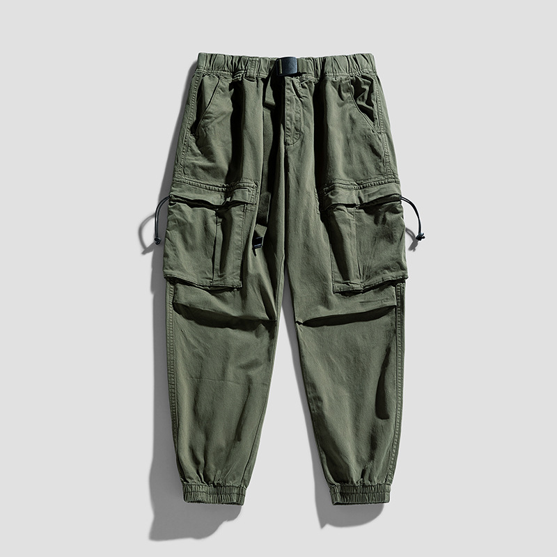 男士新款日系复古束脚工装裤百搭休闲裤跨境专供亚马逊AS-D1802