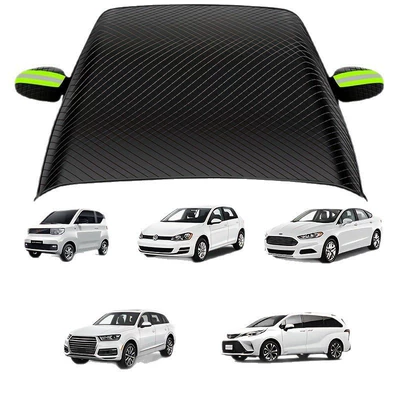 cover, snow-blocking front shield, car | Car snow shield