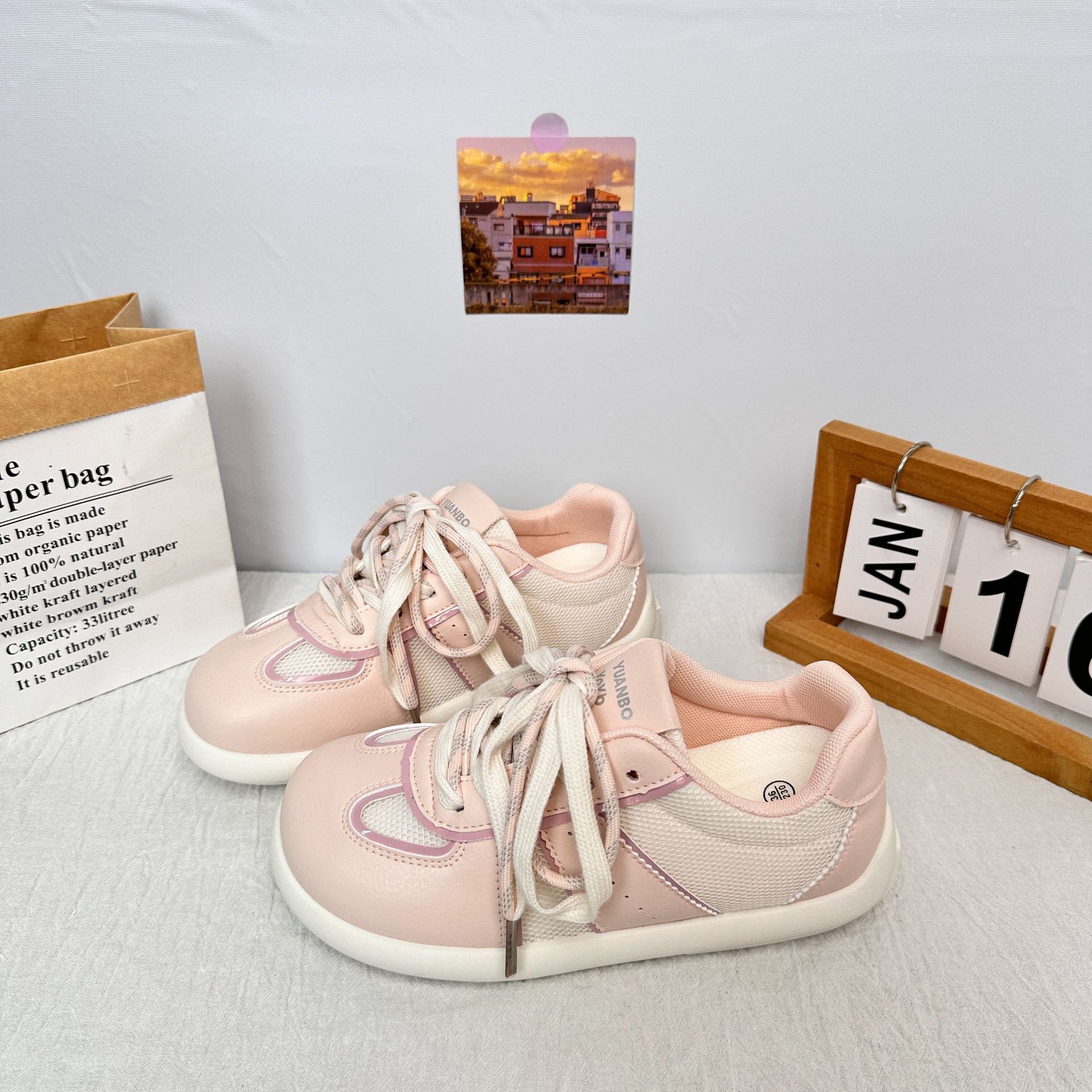 Yuanbo Dexun zapatos blancos mujer 2025 nuevos zapatos deportivos ins zapatos casuales de moda zapatos de lona de todo fósforo image 3
