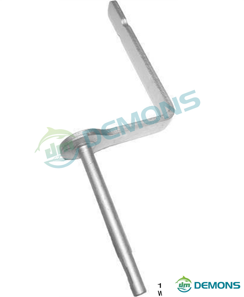 39)翟墨DEMONS舷外机船外橡皮艇冲锋舟起翘手柄组件65W-43630-11