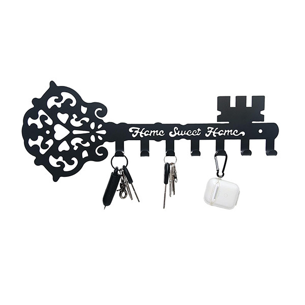 Keychain hook sweet home wall-mounted decoration black metal hanger iron wall hanging Dunhuang cross-border exclusive