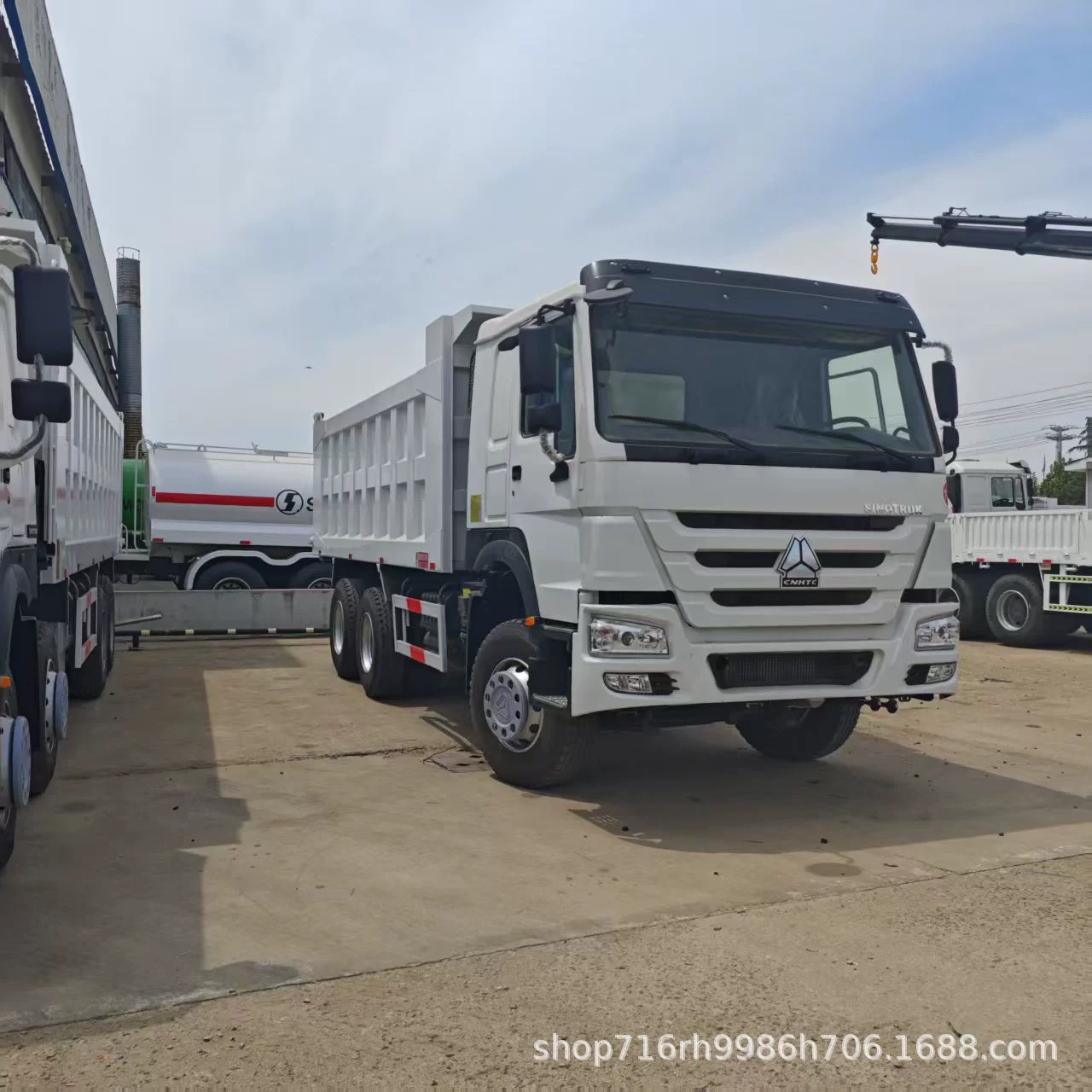 Б/у восстановленный самосвал SINOTRUK HOWO 371-375 л.с., задний восьмиколесный 6x4, инженерный транспортный грузовик