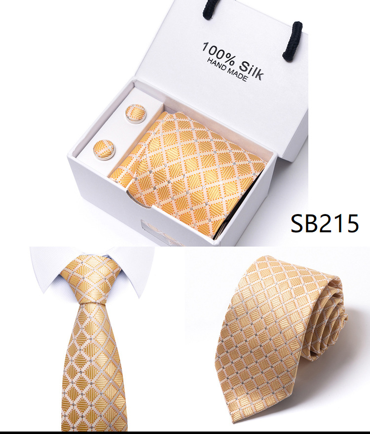 Flower Dot Multi Color Gift Box 5-piece Set Group Business Dress Wedding Tie_voghion.com