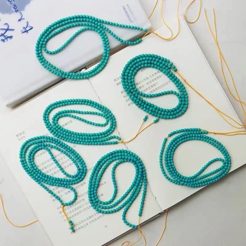 Organic turquoise natural ore