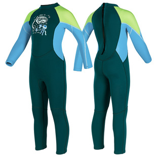 Children's Diving Suit 2.5mm Thermal Swimwear Men's One-Piece Long-Sleeve Diving Suit Cold-Proof Jellyfish Suit for Freediving