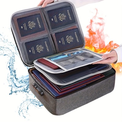 2025 new pattern Cross border On behalf of file Storage bag Lock waterproof file pocket to work in an office Large