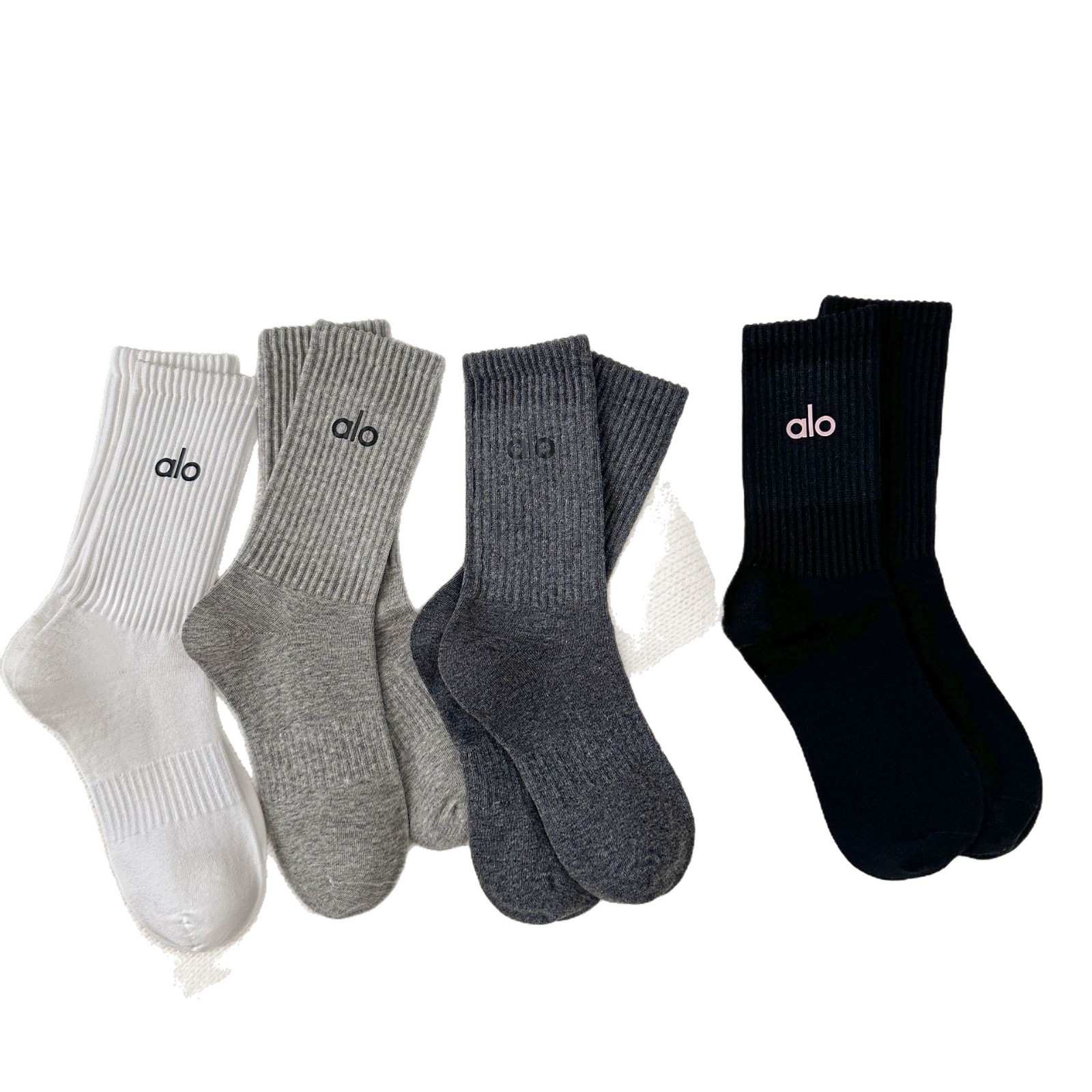 Otoño nuevo calcetines de algodón, calcetines europeas, 2025 calcetines de silicona, calcetines deportivas