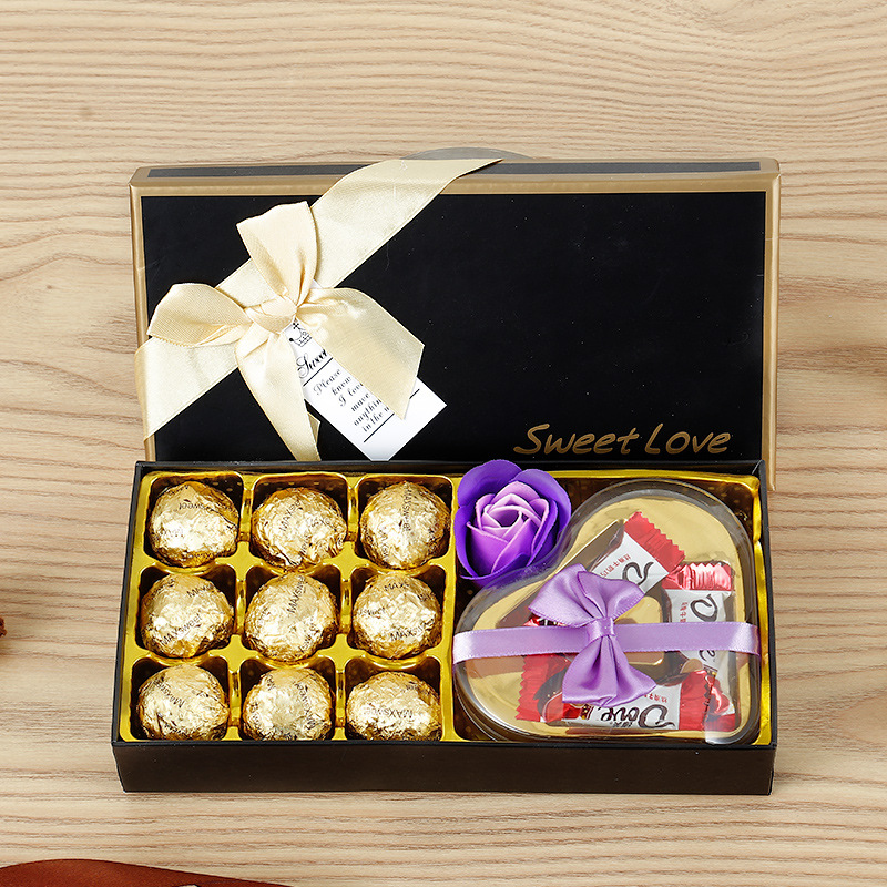 18 쌍 블랙 초콜릿 선물 상자