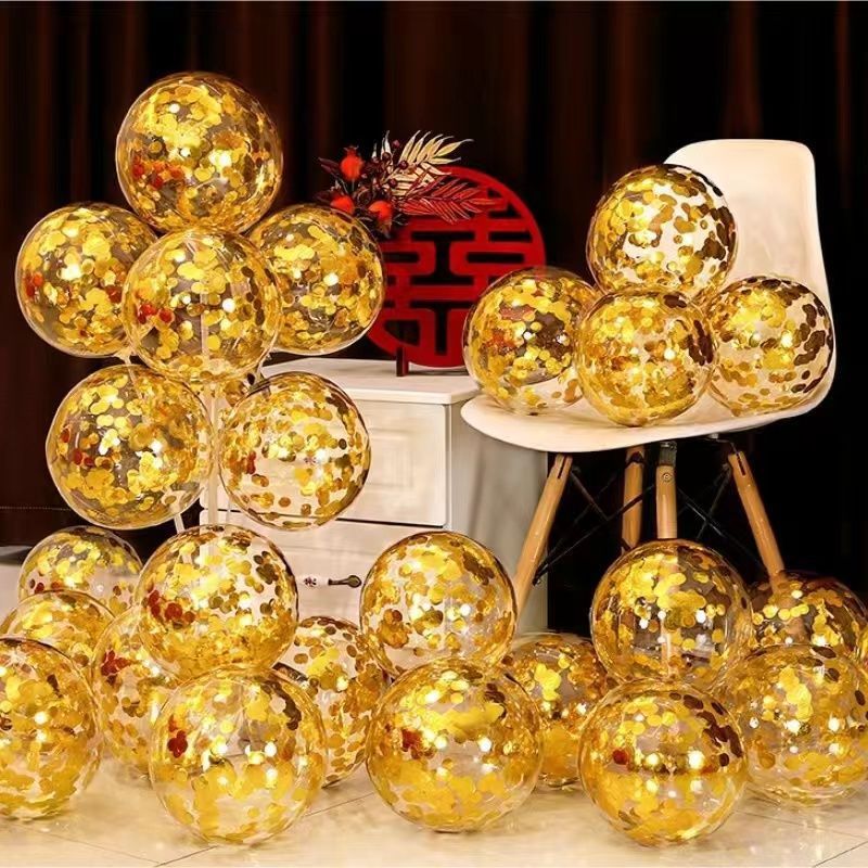 50 thick gold sequins
